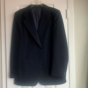 Vintage 1970s Navy Yves Saint Laurent Blazer